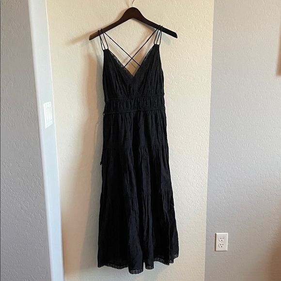 Ulla Johnson Freya Circle Jacquard Tiered Cotton Dress - Picture 3 of 8